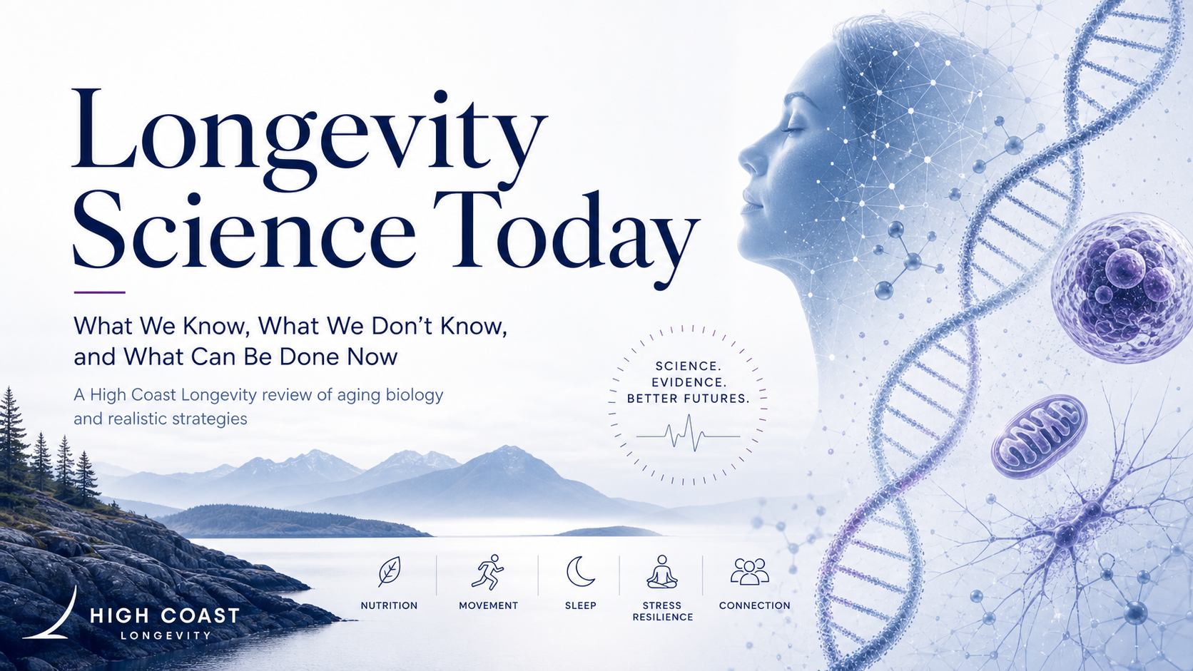 Featured image for “Longevity Science Today: What We Know, What We Don’t Know, and What Can Be Done Now”