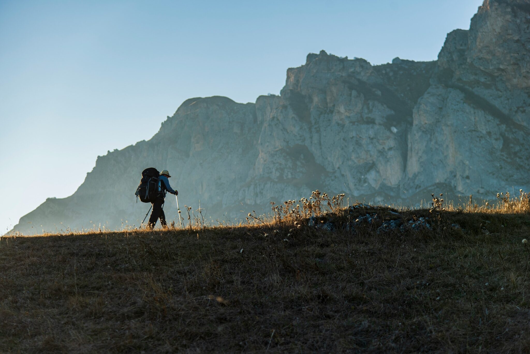 hiking man